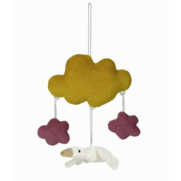 Mobile bébé de la marque Senger avec oie et nuages - Victoire et Compagnie