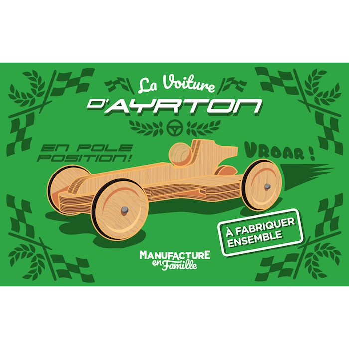Voiture d'Ayrton - Manufacture en famille chez Victoire et Compagnie à Bergues