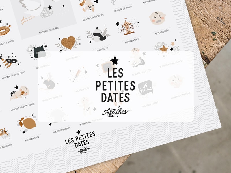 Les petites dates marque Victoire et Compagnie à Bergues